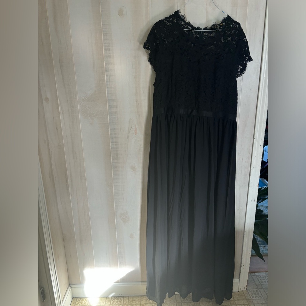 MIUSOL women’s  black long dress 4X NWT